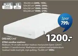 JYSK STRIA vendbar madrass tilbud