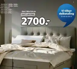 JYSK NISA sengegavl tilbud