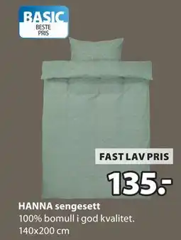 JYSK HANNA sengesett tilbud