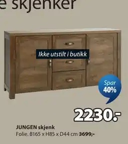 JYSK JUNGEN skjenk tilbud