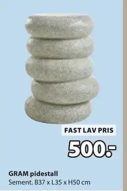 JYSK GRAM pidestall tilbud
