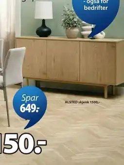 JYSK ALSTED skjenk tilbud