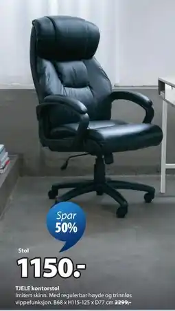 JYSK TJELE kontorstol tilbud