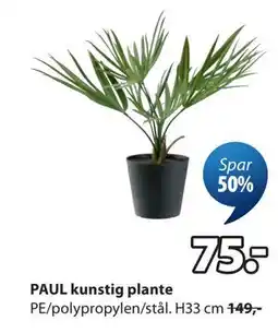 JYSK PAUL kunstig plante tilbud