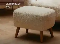 JYSK VILDSUND puff tilbud