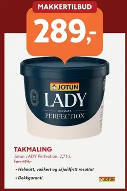 Byggmakker TAKMALING tilbud