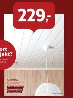 Byggmakker TAKPANEL tilbud