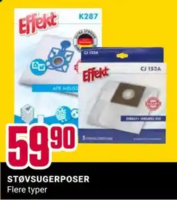 Europris STØVSUGERPOSER tilbud