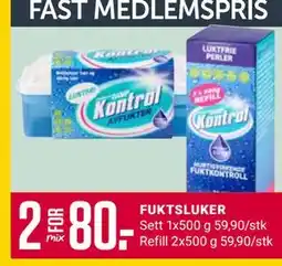 Europris FUKTSLUKER, Medlemspris tilbud