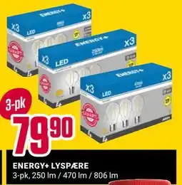 Europris ENERGY+ LYSPÆRE tilbud