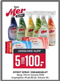 Europris EFFEKT SPRAY / ENGANGSKLUT, App-pris tilbud