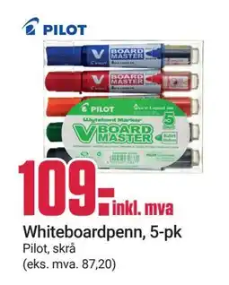 Europris Whiteboardpenn, 5-pk tilbud