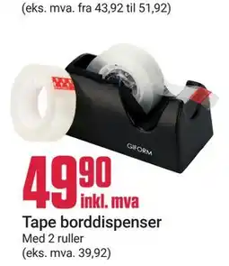 Europris Tape borddispenser tilbud