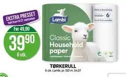 Kiwi TØRKERULL tilbud