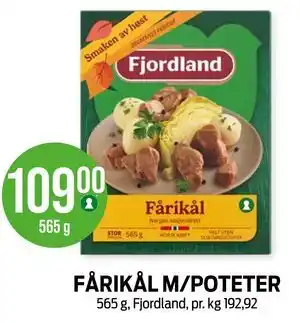 Kiwi FÅRIKÅL M/POTETER tilbud
