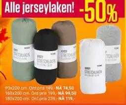 Europris Alle jerseylaken! tilbud
