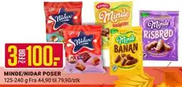 Europris MINDE/NIDAR POSER tilbud