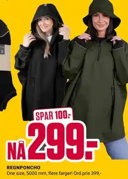 Europris REGNPONCHO tilbud