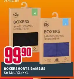 Europris BOXERSHORTS BAMBUS tilbud