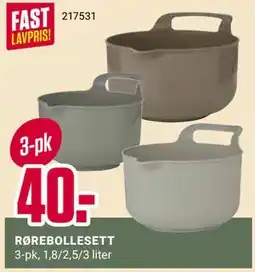 Europris RØREBOLLESETT tilbud