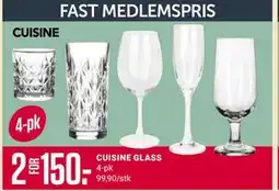 Europris CUISINE GLASS, Medlemspris tilbud