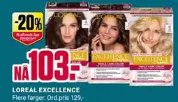 Europris LOREAL EXCELLENCE tilbud