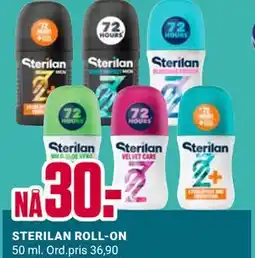 Europris STERILAN ROLL-ON tilbud