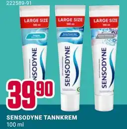 Europris SENSODYNE TANNKREM tilbud