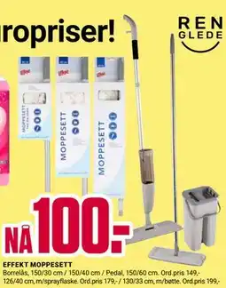 Europris EFFEKT MOPPESETT tilbud