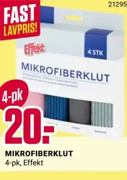 Europris MIKROFIBERKLUT tilbud