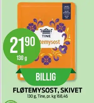 Kiwi FLØTEMYSOST, SKIVET tilbud