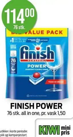 Kiwi FINISH POWER tilbud