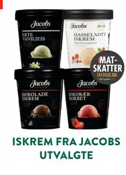 Jacobs ISKREM FRA JACOBS UTVALGTE tilbud