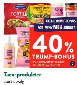 Jacobs Taco-produkter tilbud