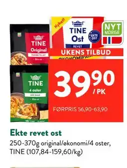 Jacobs Ekte revet ost tilbud