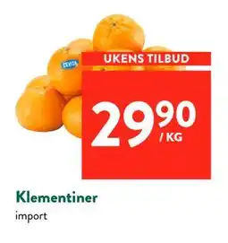 Jacobs Klementiner tilbud
