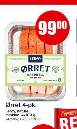 Spar Ørret 4-pk tilbud