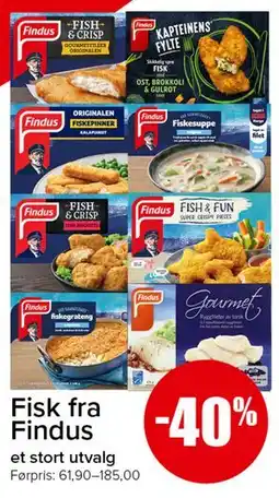 Spar Fisk fra Findus tilbud
