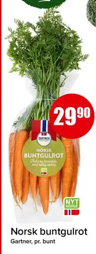 Spar Norsk buntgulrot tilbud