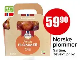Spar Norske plommer tilbud
