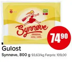Spar Gulost tilbud