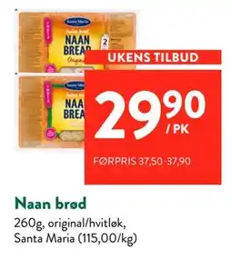 Jacobs Naan brød tilbud