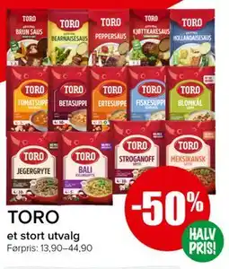 Spar TORO tilbud