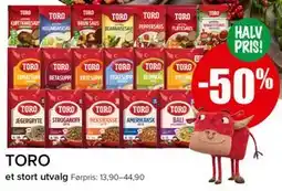 Spar TORO tilbud