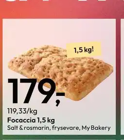 Gigaboks Focaccia 1,5 kg tilbud