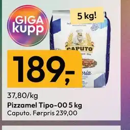 Gigaboks Pizzamel Tipo-00 5 kg tilbud
