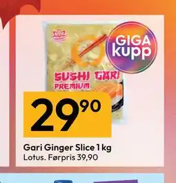 Gigaboks Gari Ginger Slice tilbud