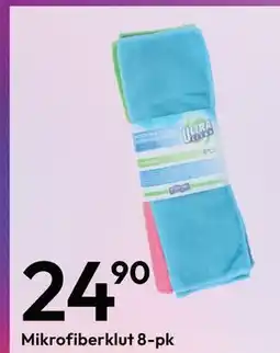 Gigaboks Mikrofiberklut 8-pk tilbud
