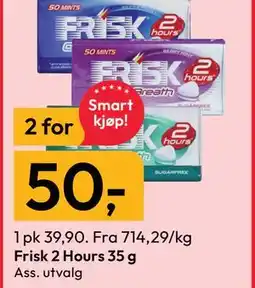Gigaboks Frisk 2 Hours 35 g tilbud