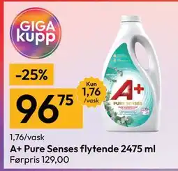 Gigaboks A+ Pure Senses flytende 2475 ml tilbud